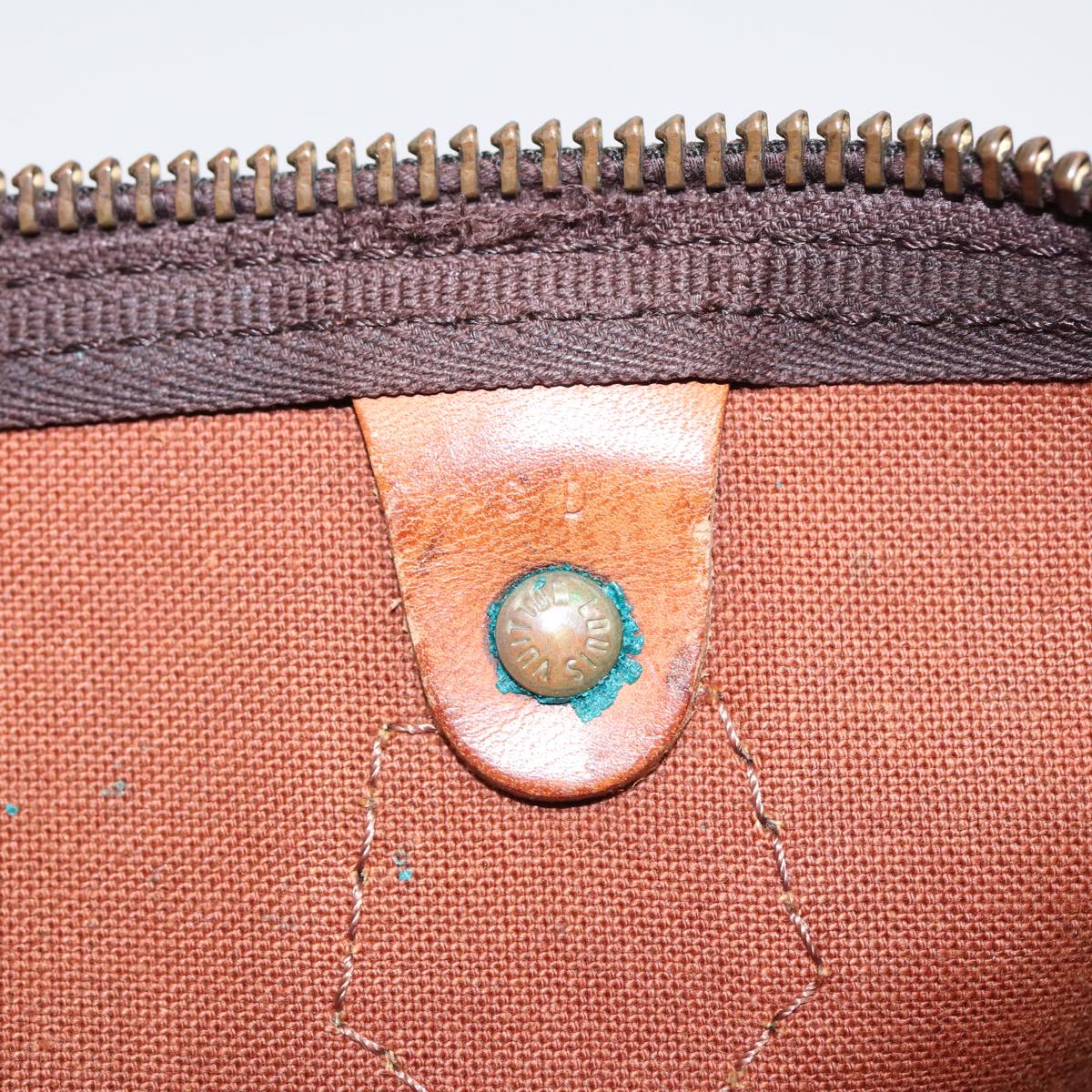 LOUIS VUITTON Monogram Speedy 35 Hand Bag M41524 LV 83080