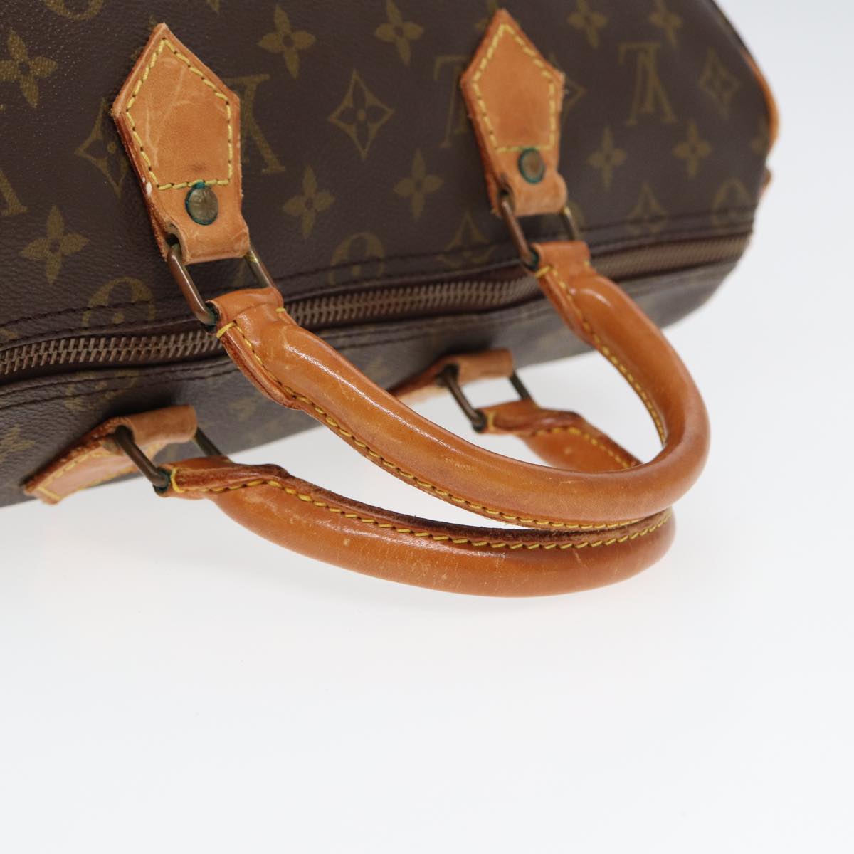 LOUIS VUITTON Monogram Speedy 35 Hand Bag M41524 LV 83080