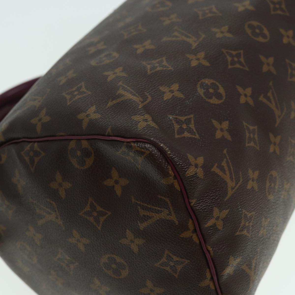 LOUIS VUITTON Monogram Totem Speedy 30 Hand Bag M41666 LV 83082