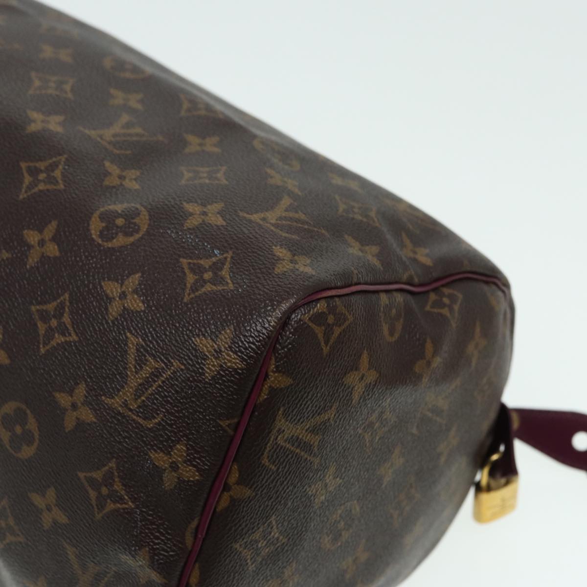LOUIS VUITTON Monogram Totem Speedy 30 Hand Bag M41666 LV 83082