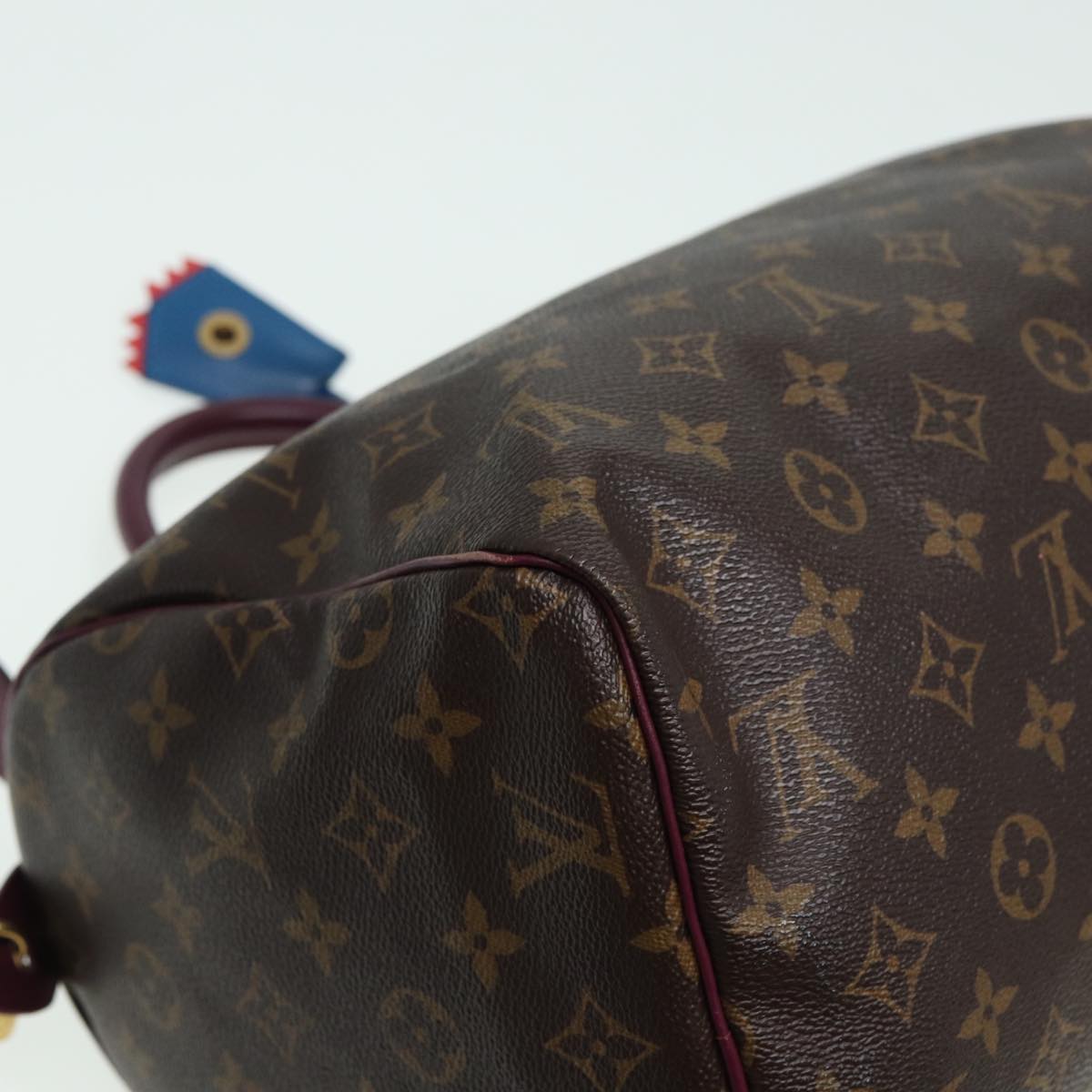 LOUIS VUITTON Monogram Totem Speedy 30 Hand Bag M41666 LV 83082