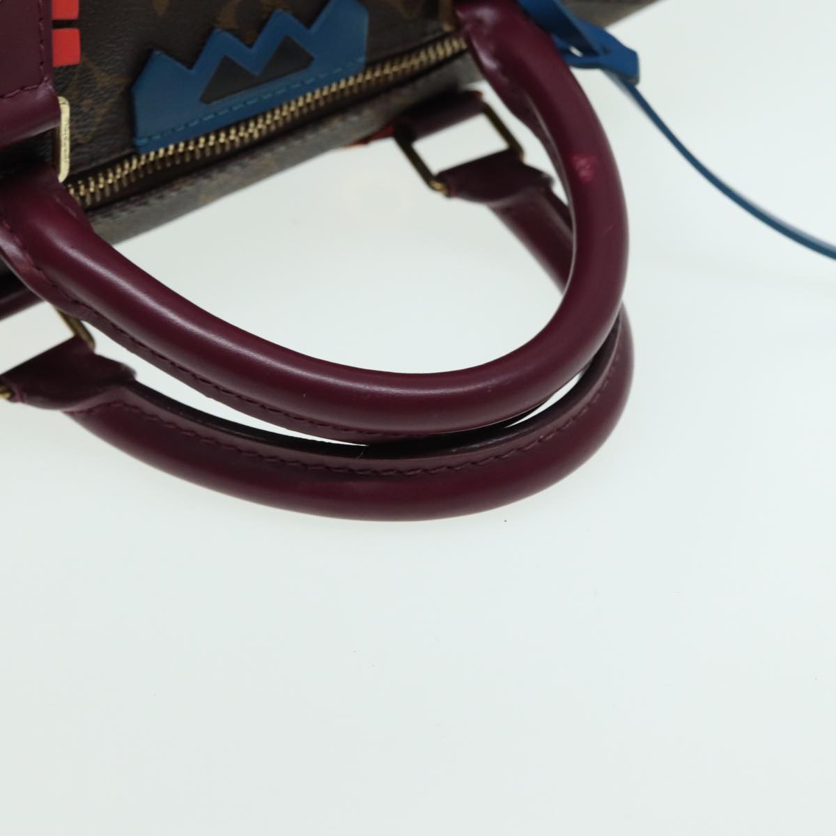 LOUIS VUITTON Monogram Totem Speedy 30 Hand Bag M41666 LV 83082