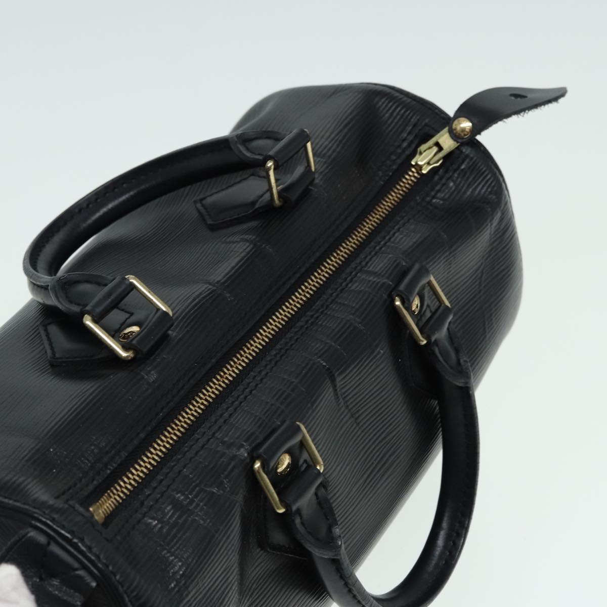 LOUIS VUITTON Epi Speedy 25 Hand Bag Black M43012 LV 83084