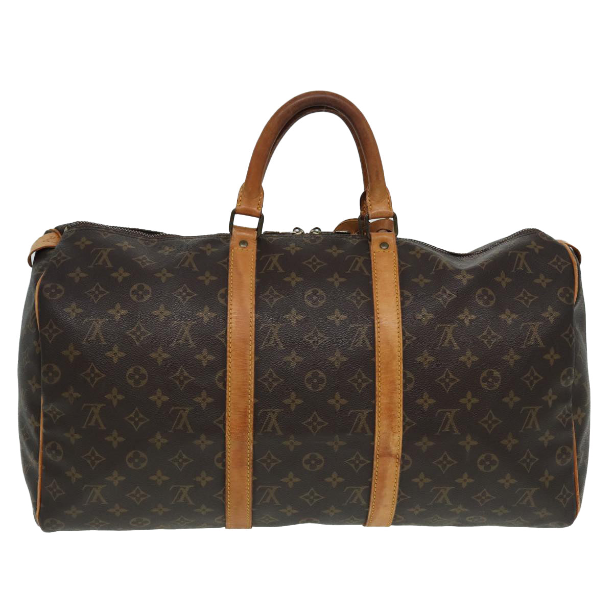 LOUIS VUITTON Monogram Keepall 50 Boston Bag M41426 LV 83087