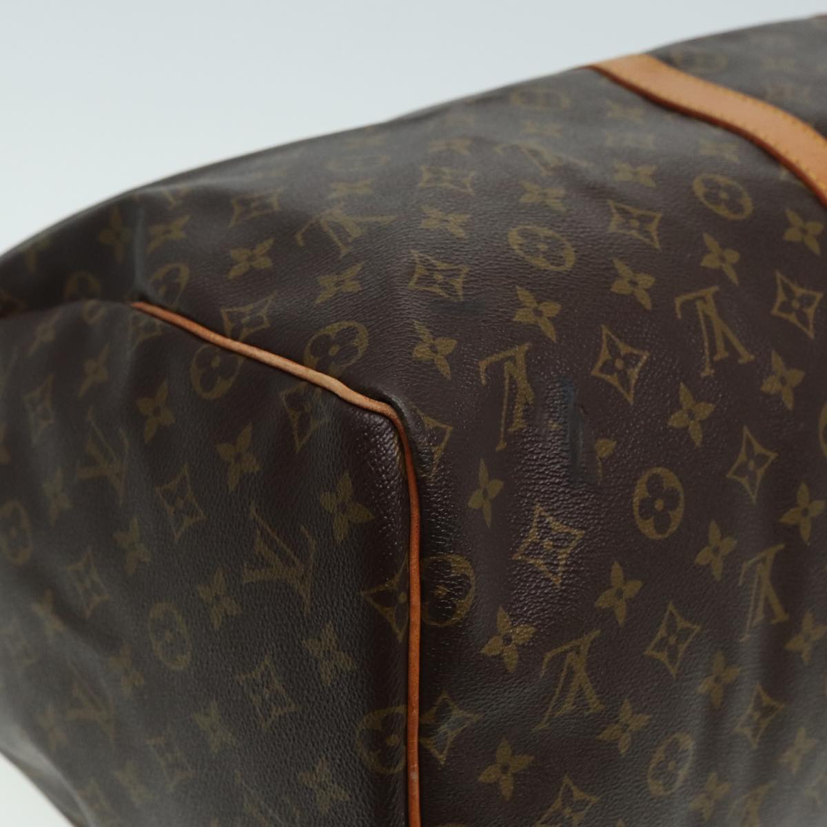 LOUIS VUITTON Monogram Keepall 55 Boston Bag M41424 LV 83090