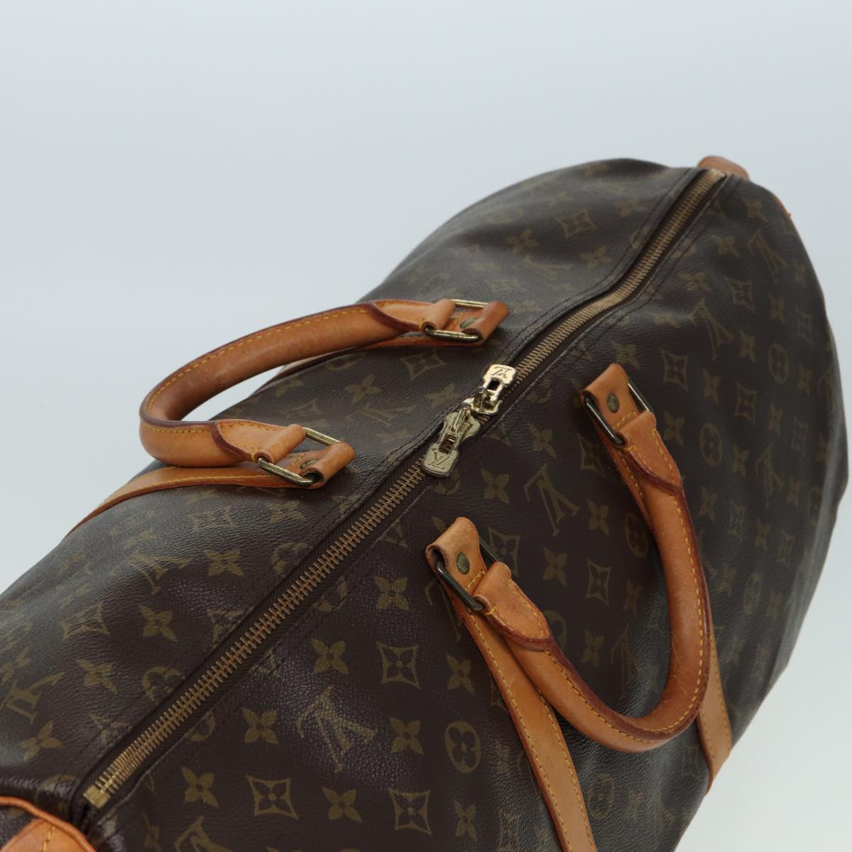 LOUIS VUITTON Monogram Keepall 55 Boston Bag M41424 LV 83090
