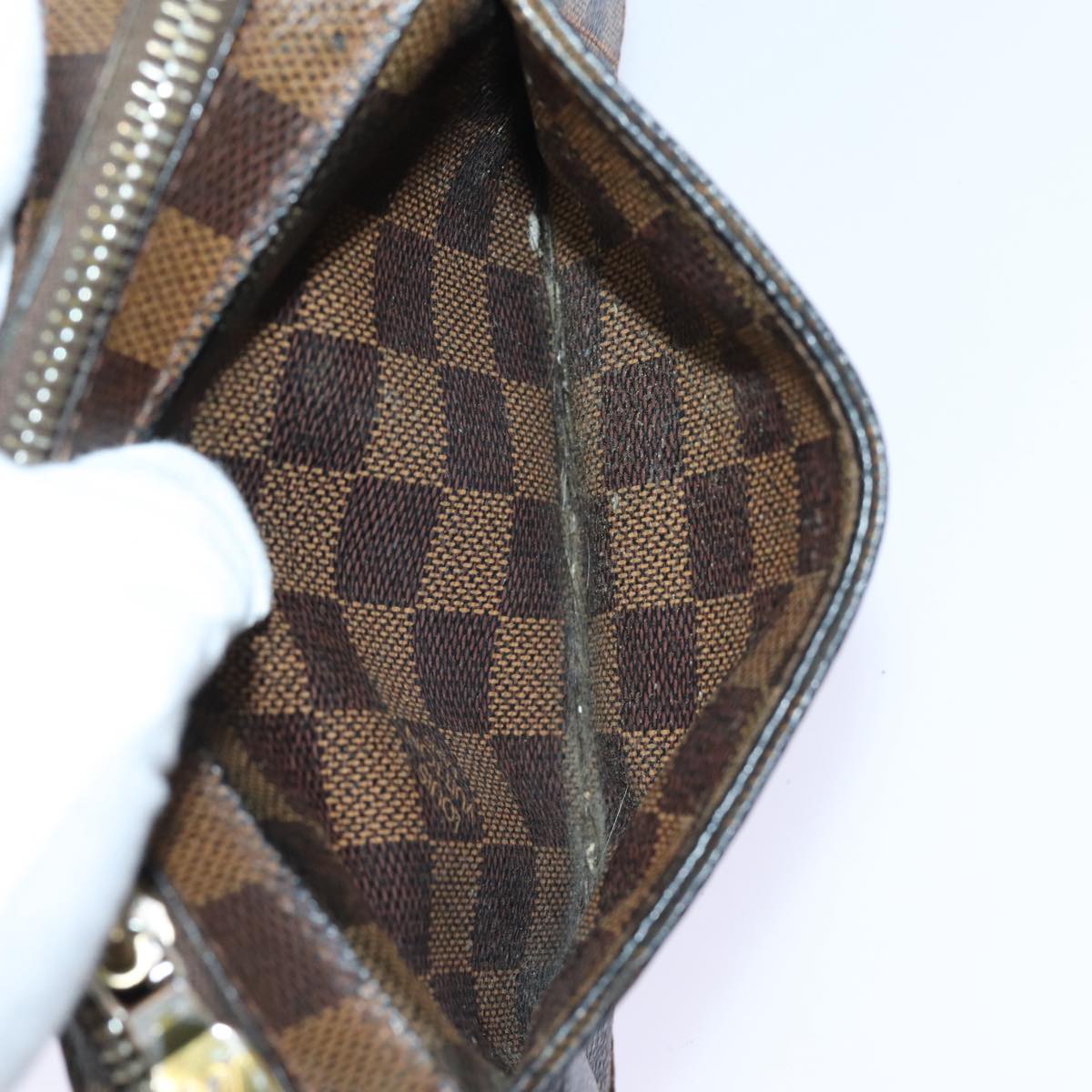 LOUIS VUITTON Damier Ebene Geronimos Shoulder Bag N51994 LV 83096