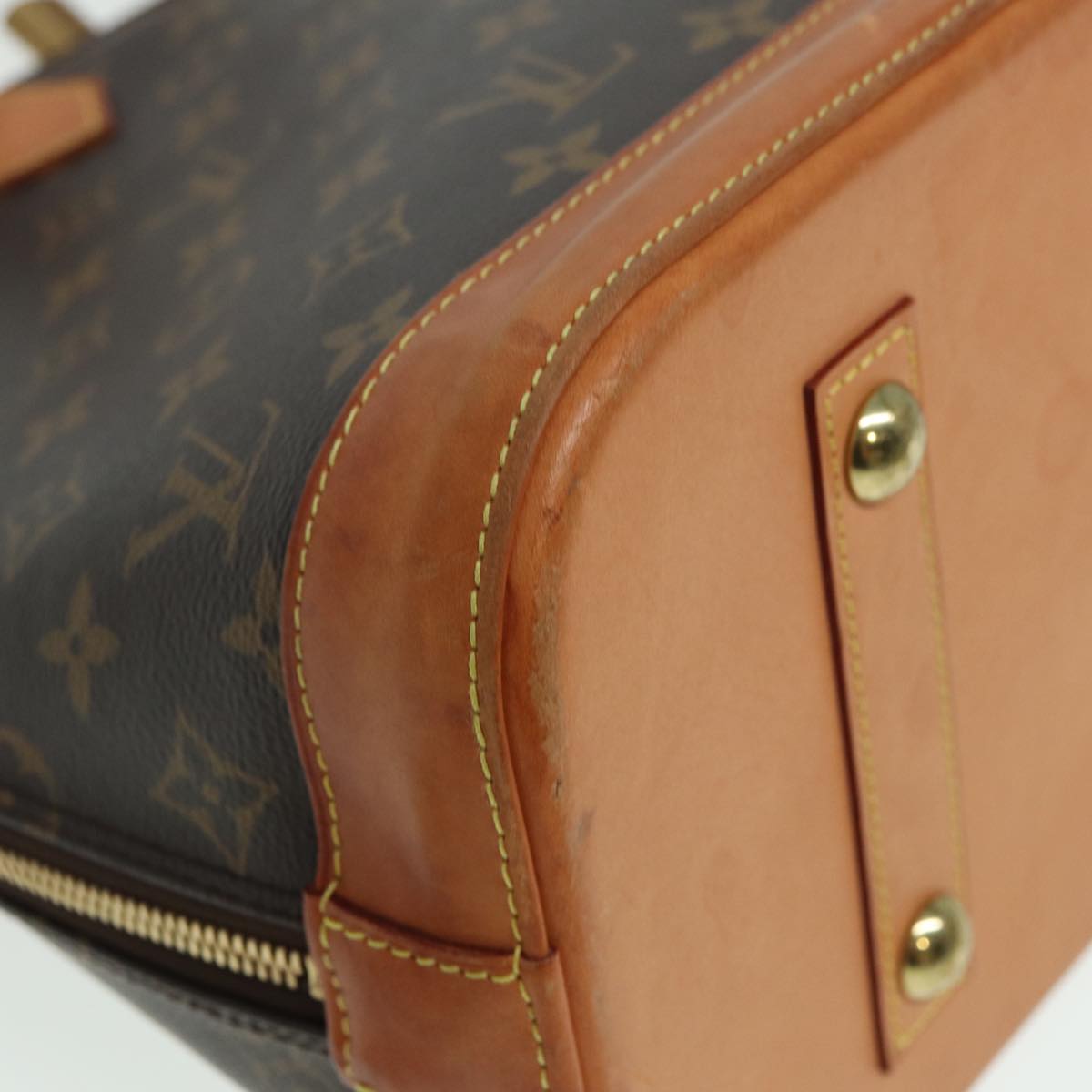 LOUIS VUITTON Monogram Alma MM Hand Bag M40878 LV 83099