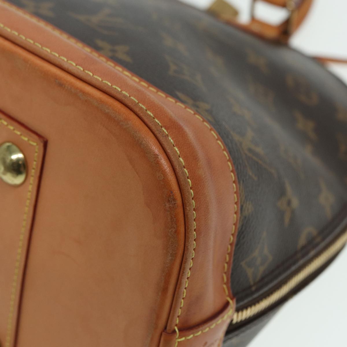 LOUIS VUITTON Monogram Alma MM Hand Bag M40878 LV 83099