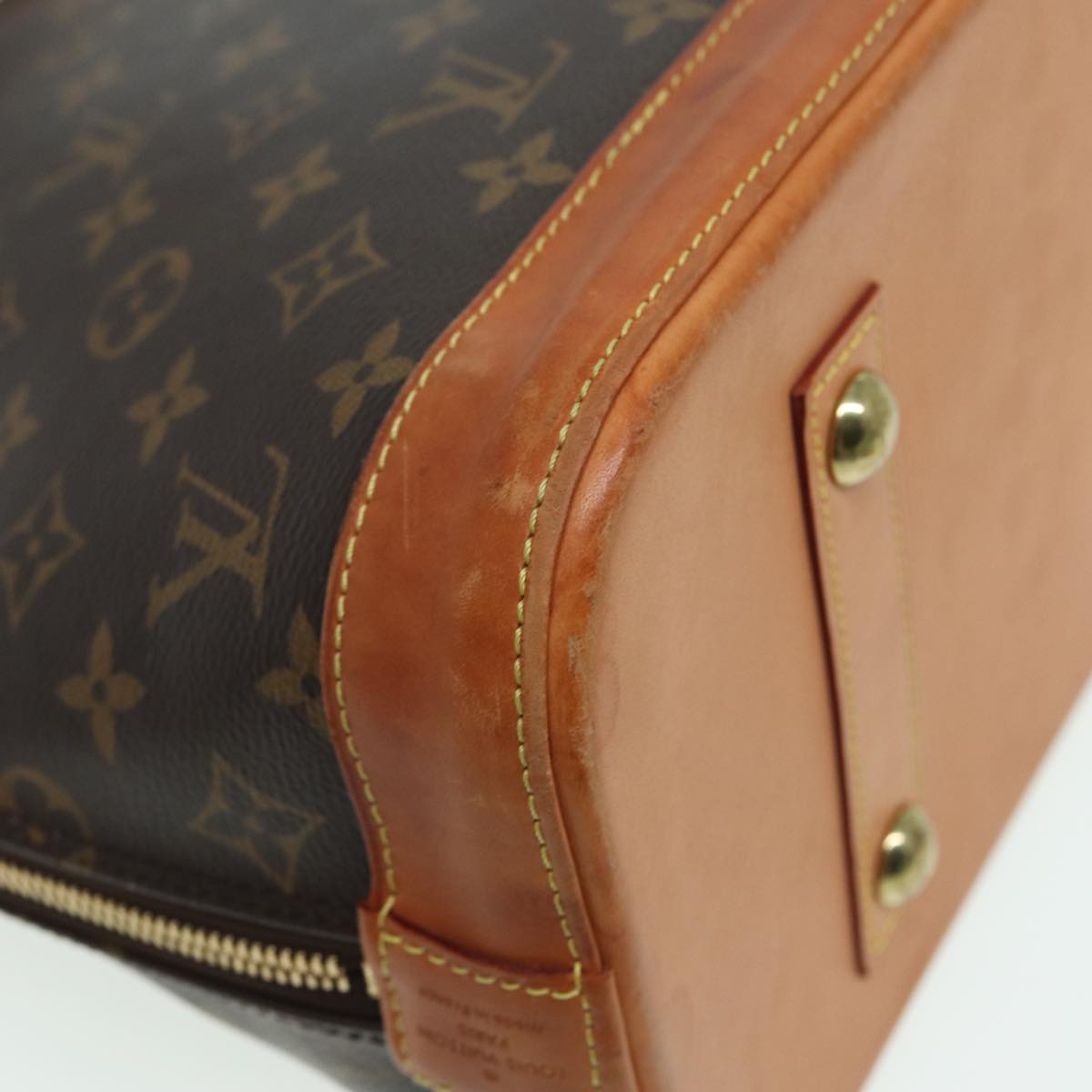 LOUIS VUITTON Monogram Alma MM Hand Bag M40878 LV 83099