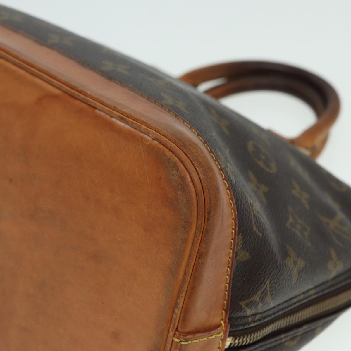 LOUIS VUITTON Monogram Alma Hand Bag M51130 LV 83100