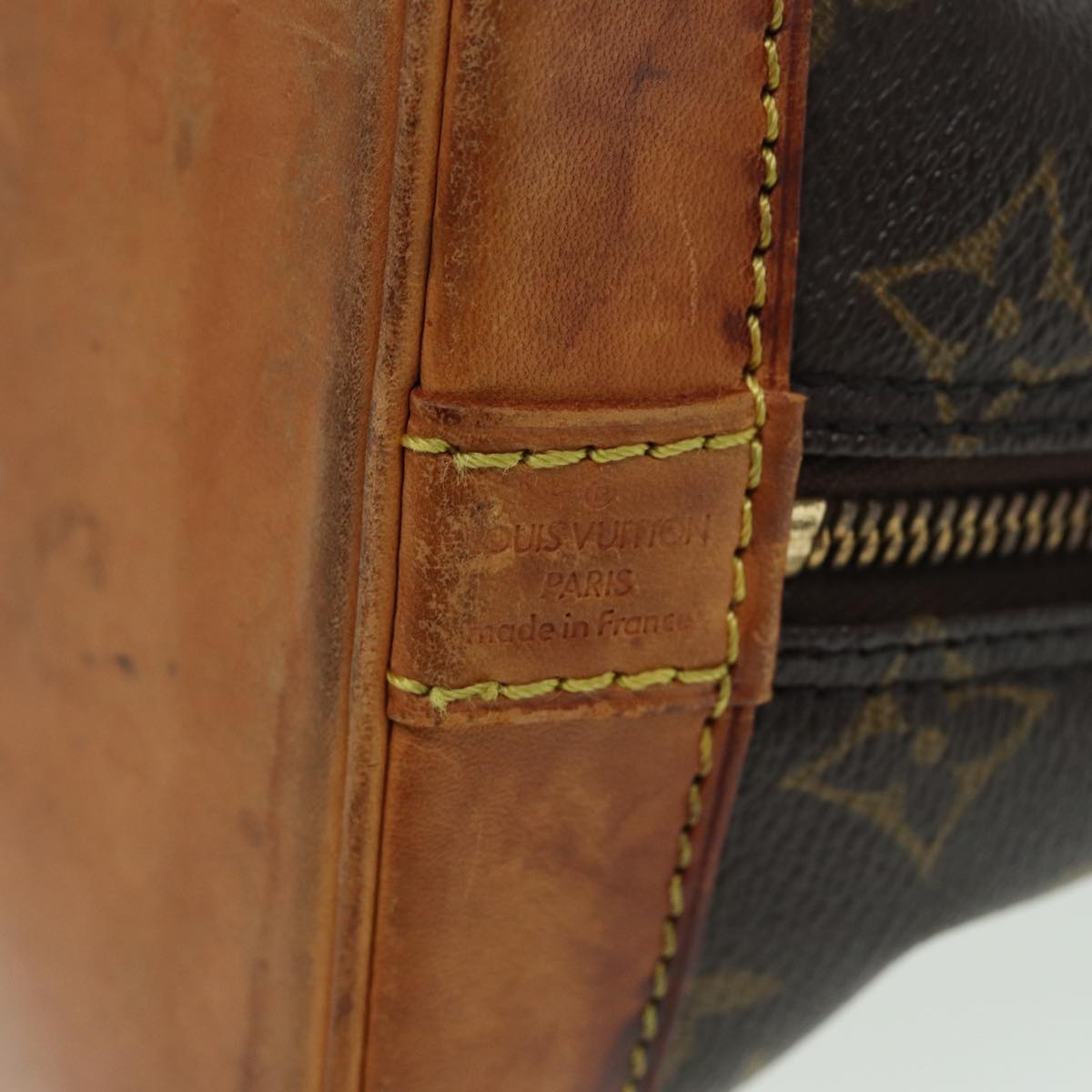 LOUIS VUITTON Monogram Alma Hand Bag M51130 LV 83100