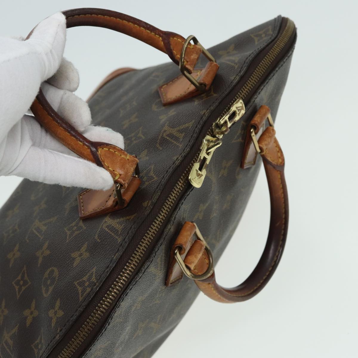 LOUIS VUITTON Monogram Alma Hand Bag M51130 LV 83100