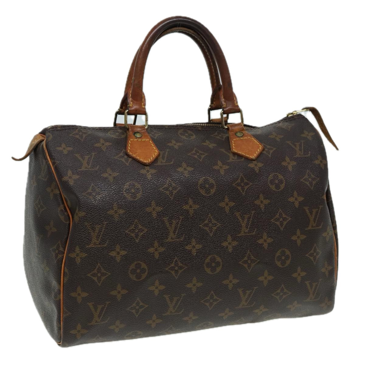 LOUIS VUITTON Monogram Speedy 30 Hand Bag M41526 LV 83102