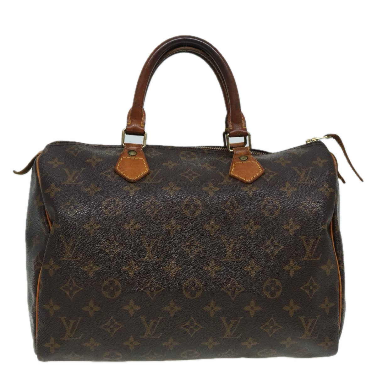 LOUIS VUITTON Monogram Speedy 30 Hand Bag M41526 LV 83102