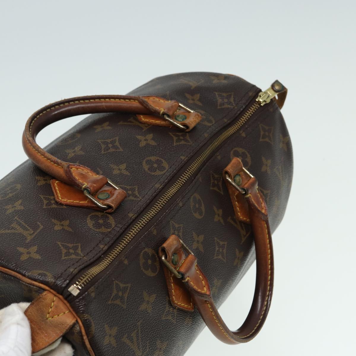 LOUIS VUITTON Monogram Speedy 30 Hand Bag M41526 LV 83102