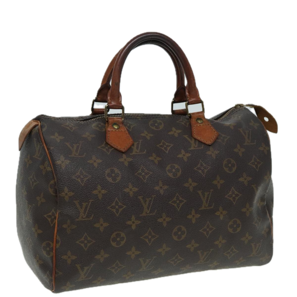 LOUIS VUITTON Monogram Speedy 30 Hand Bag M41526 LV 83104
