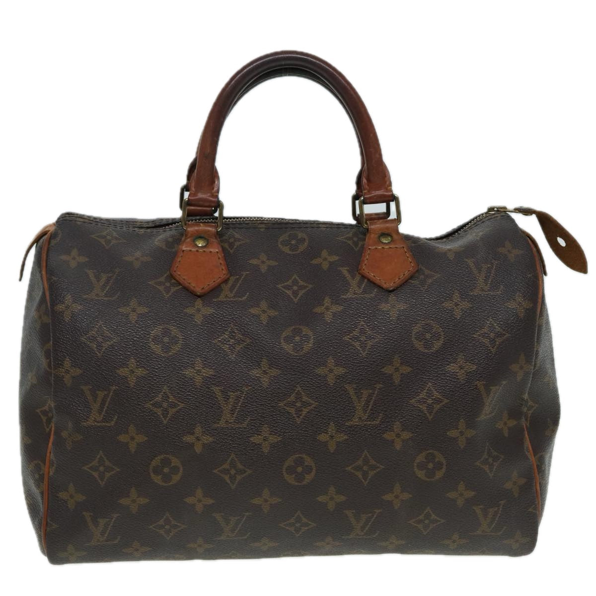 LOUIS VUITTON Monogram Speedy 30 Hand Bag M41526 LV 83104