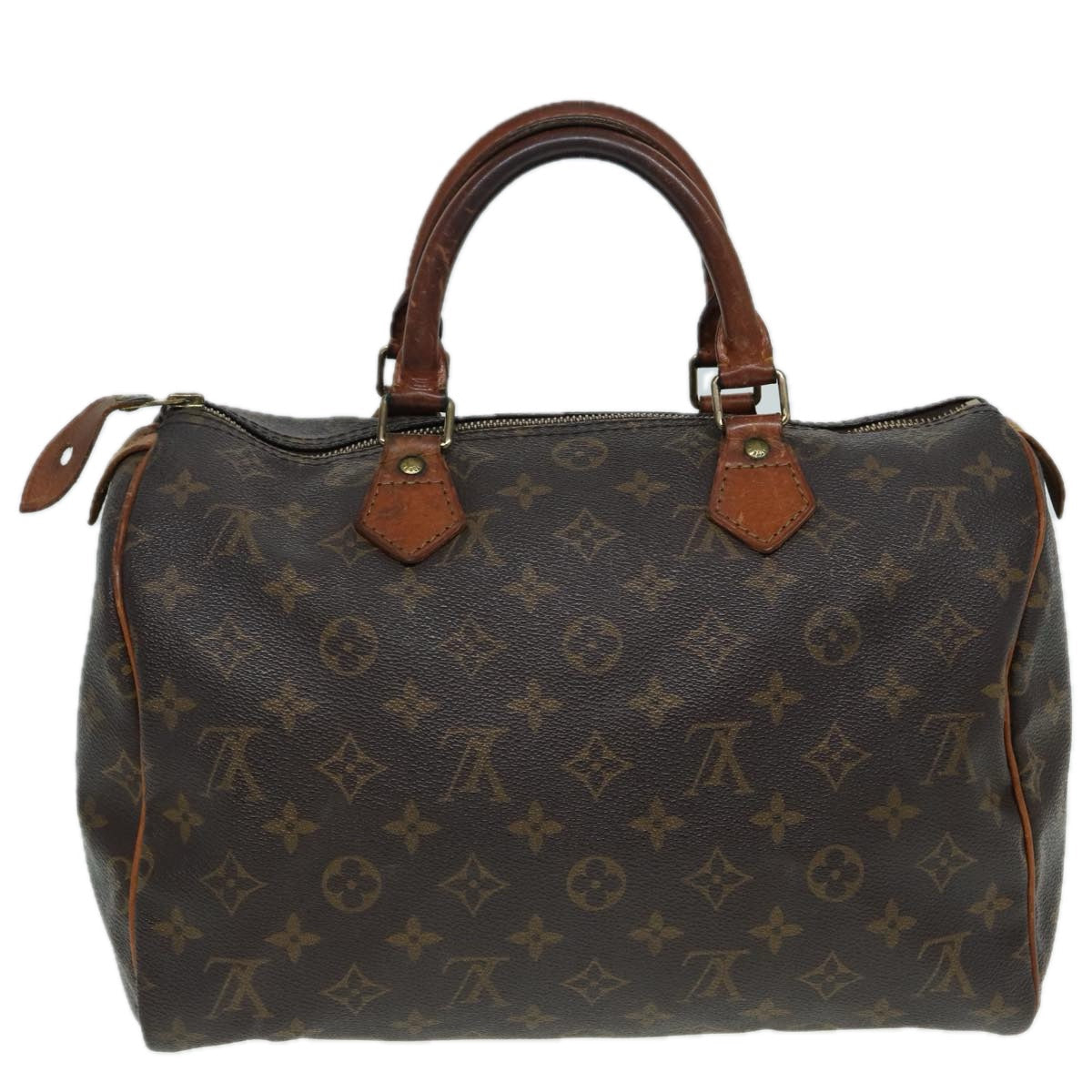 LOUIS VUITTON Monogram Speedy 30 Hand Bag M41526 LV 83104