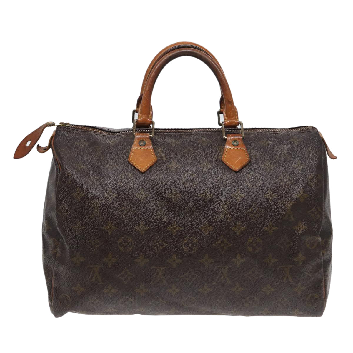LOUIS VUITTON Monogram Speedy 35 Hand Bag M41524 LV 83105