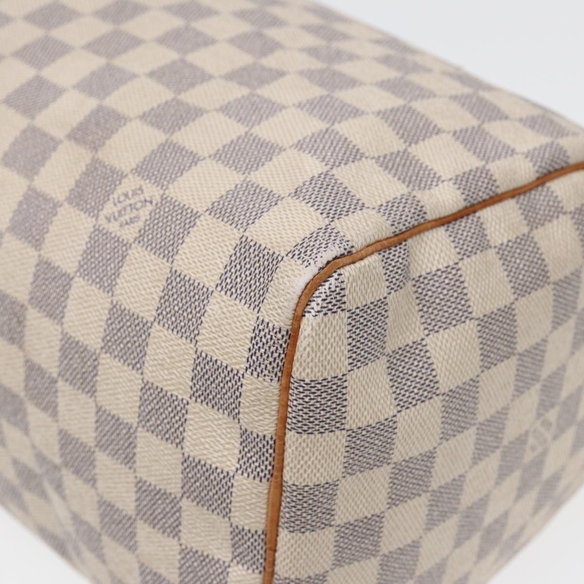 LOUIS VUITTON Damier Azur Speedy 30 Hand Bag N41533 LV 83106