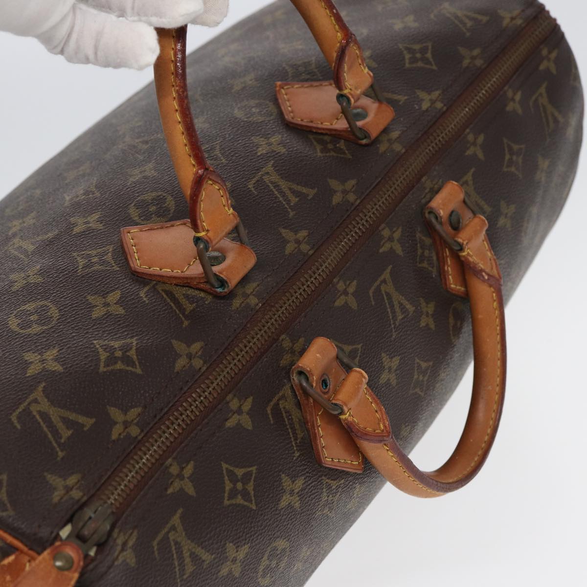 LOUIS VUITTON Monogram Speedy 40 Hand Bag M41522 LV 83107