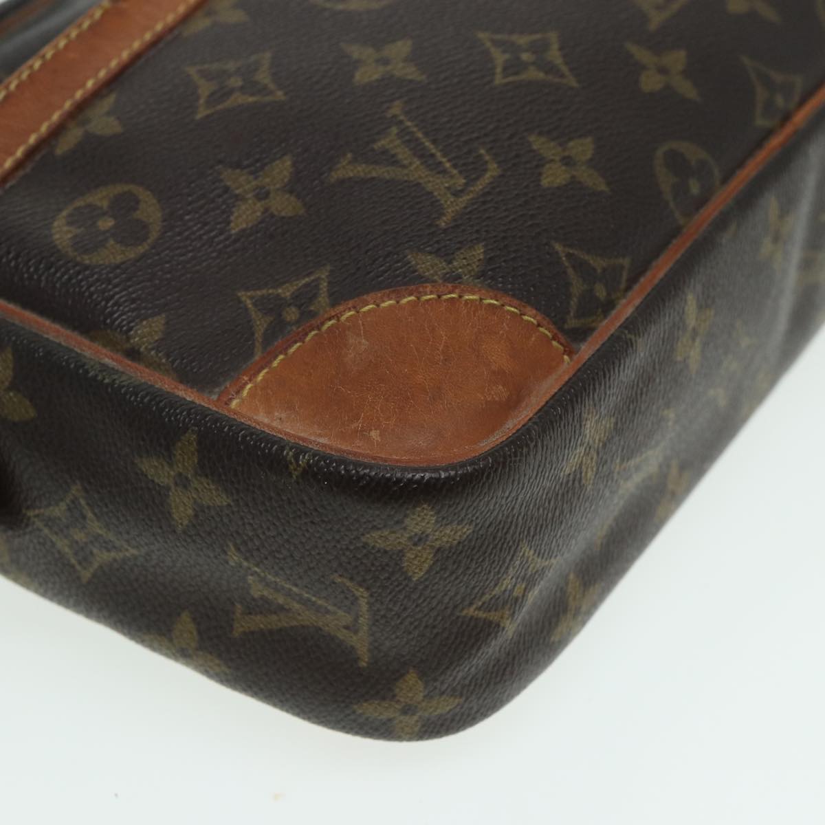 LOUIS VUITTON Monogram Compiegne 28 Clutch Bag M51845 LV 83111