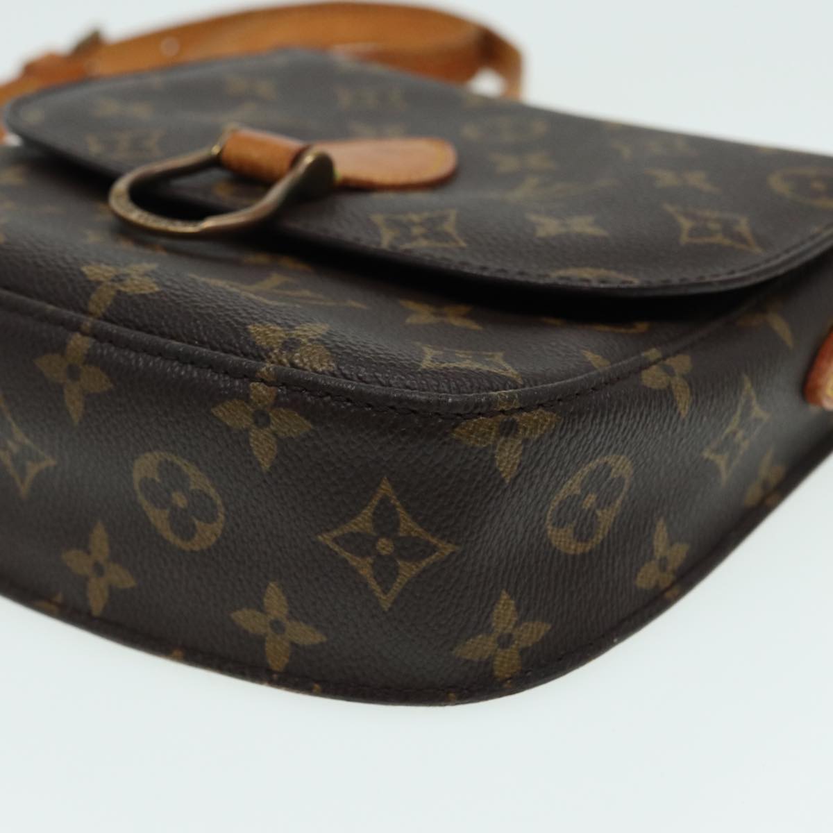 LOUIS VUITTON Monogram Saint Cloud MM Shoulder Bag M51243 LV 83112