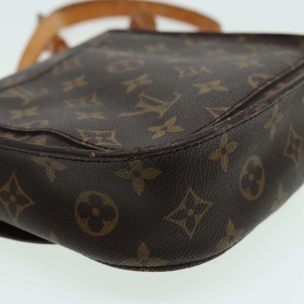 LOUIS VUITTON Monogram Saint Cloud MM Shoulder Bag M51243 LV 83112