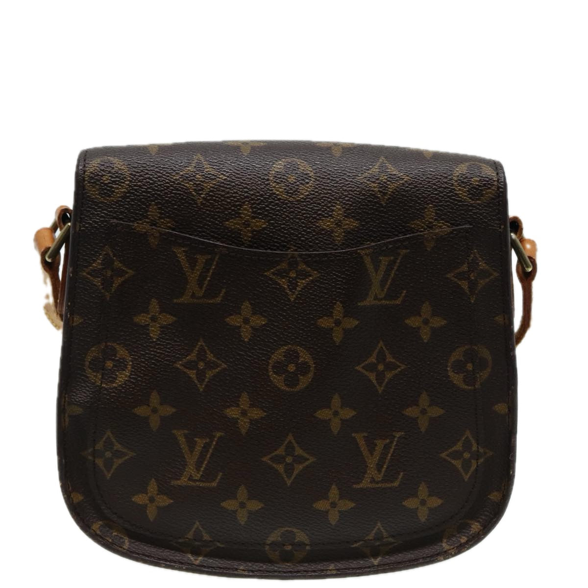 LOUIS VUITTON Monogram Saint Cloud MM Shoulder Bag M51243 LV 83112
