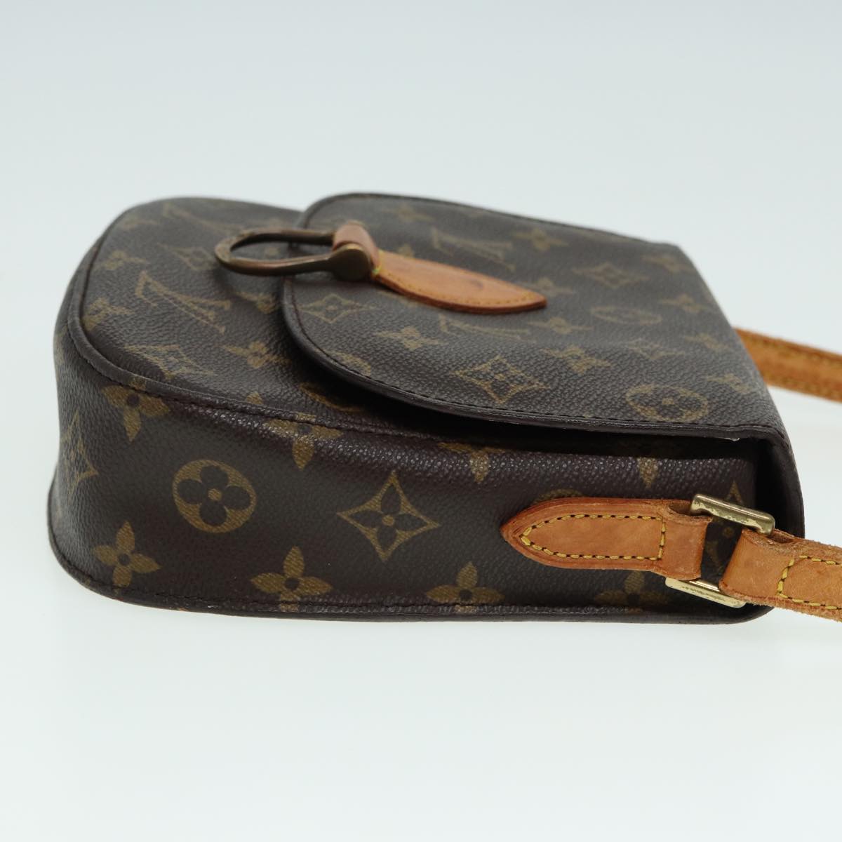 LOUIS VUITTON Monogram Saint Cloud MM Shoulder Bag M51243 LV 83112