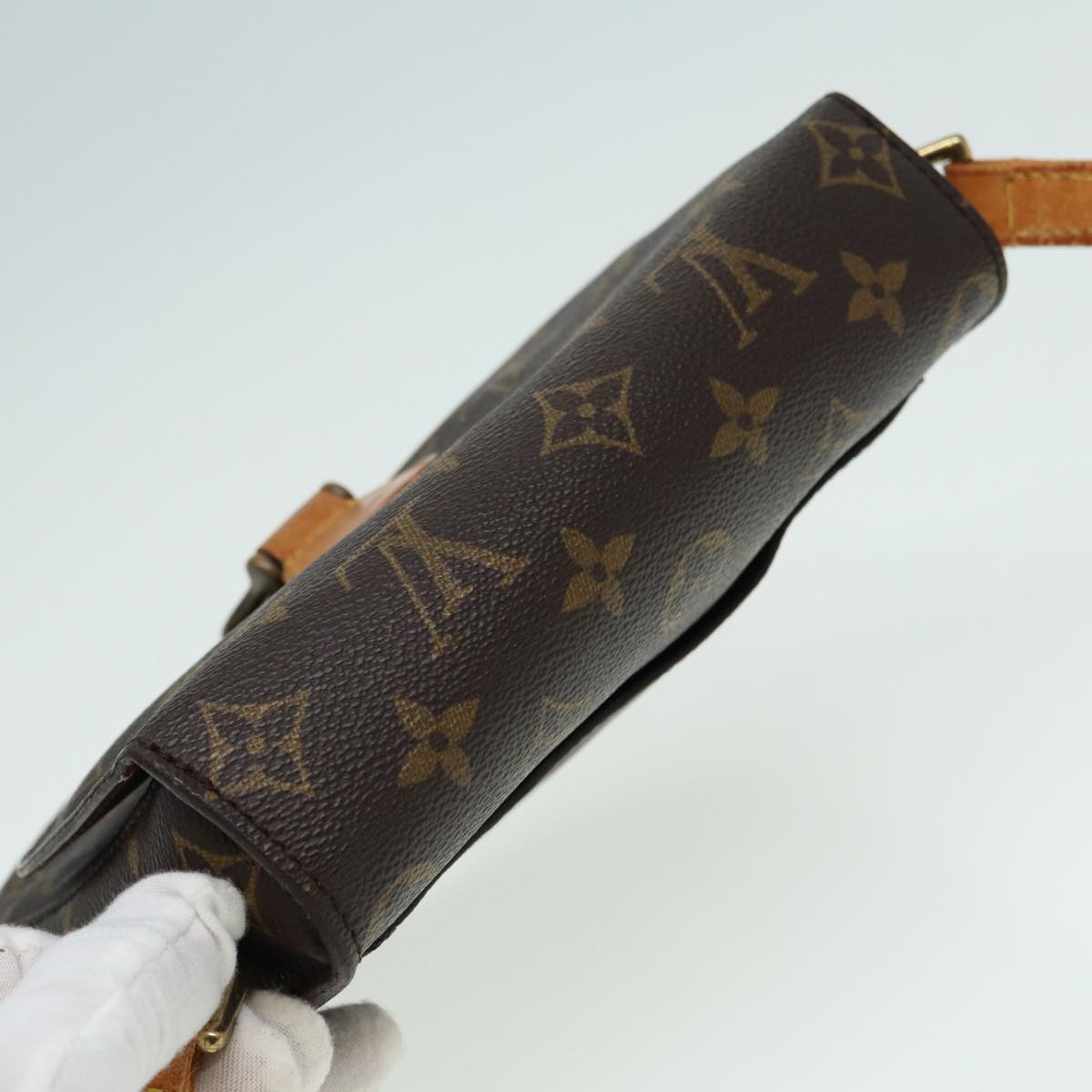 LOUIS VUITTON Monogram Saint Cloud MM Shoulder Bag M51243 LV 83112