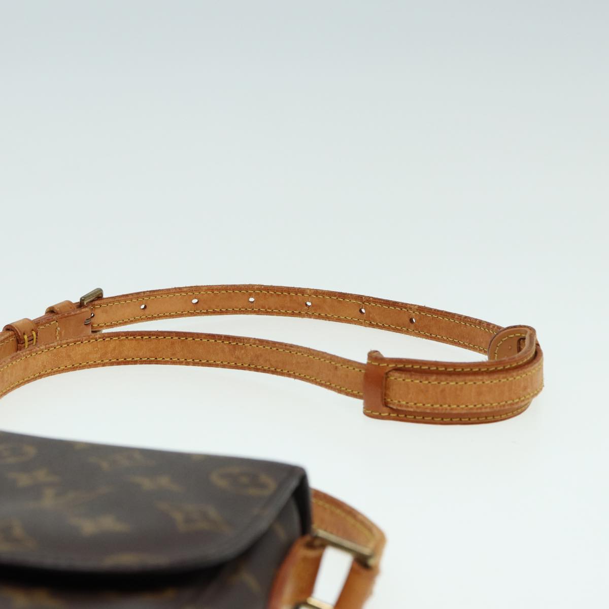 LOUIS VUITTON Monogram Saint Cloud MM Shoulder Bag M51243 LV 83112