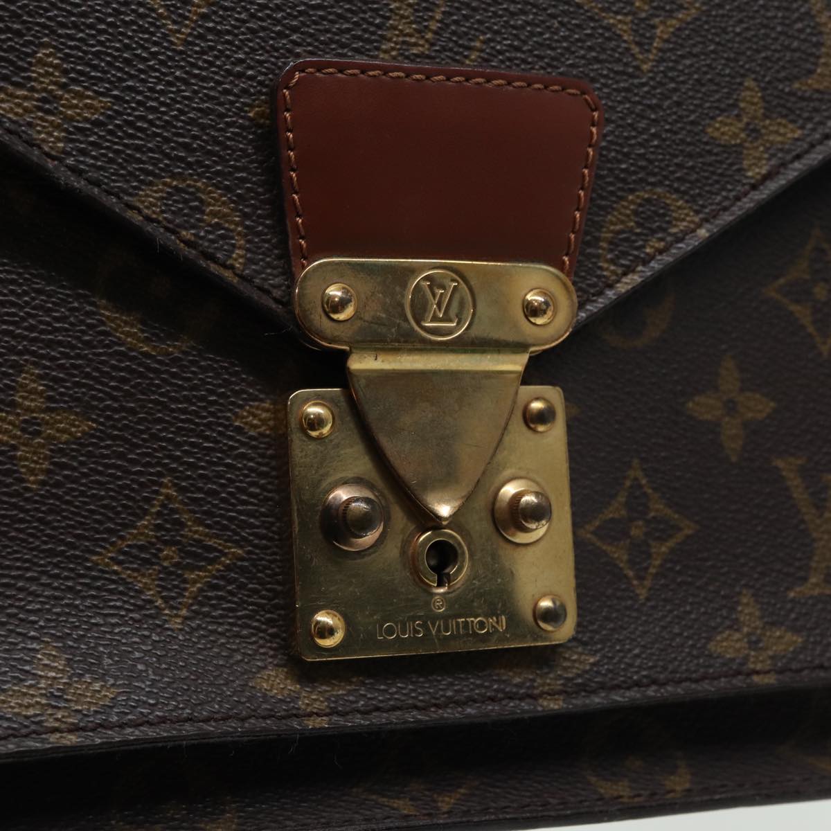 LOUIS VUITTON Monogram Monceau 26 Shoulder Bag M51187 LV 83115