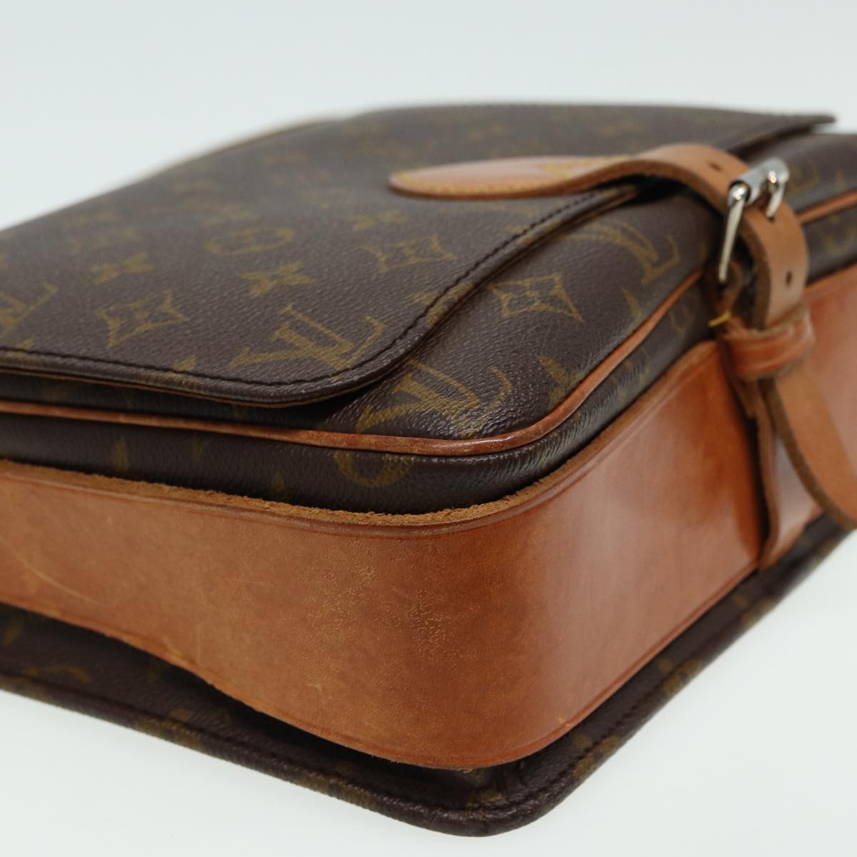 LOUIS VUITTON Monogram Cartouchiere GM Shoulder Bag M51252 LV 83117