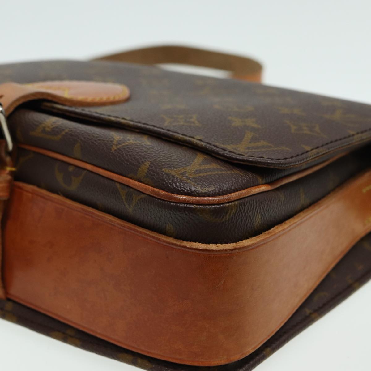 LOUIS VUITTON Monogram Cartouchiere GM Shoulder Bag M51252 LV 83117