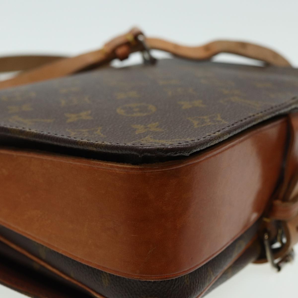 LOUIS VUITTON Monogram Cartouchiere GM Shoulder Bag M51252 LV 83117