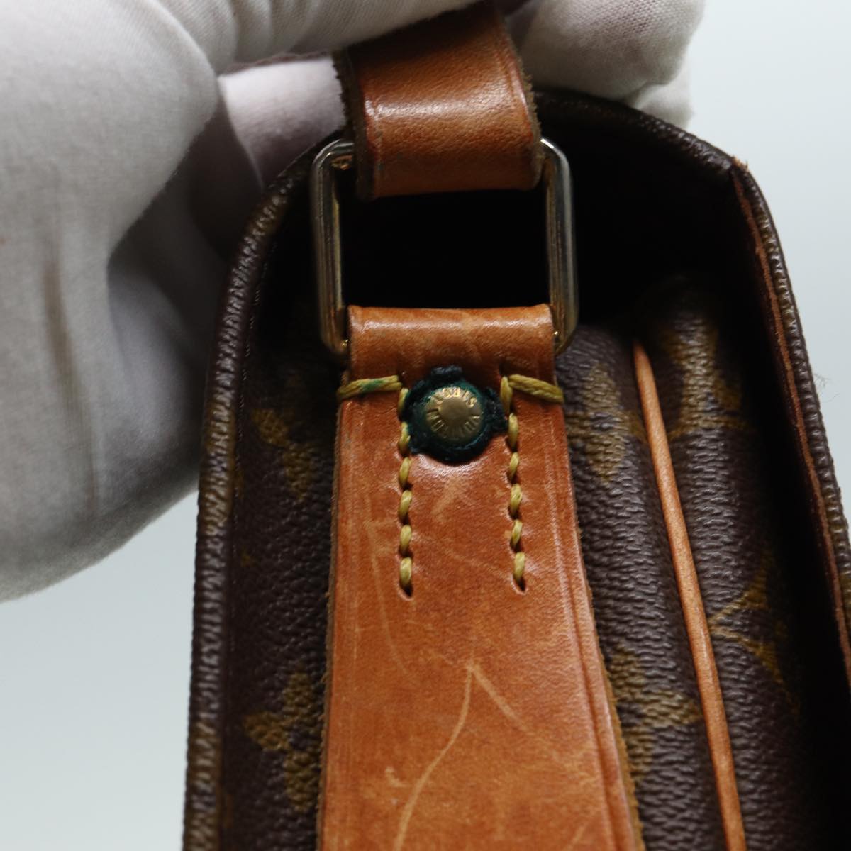 LOUIS VUITTON Monogram Cartouchiere GM Shoulder Bag M51252 LV 83117
