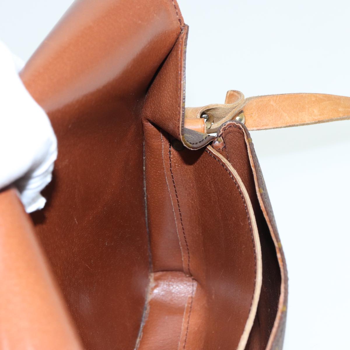 LOUIS VUITTON Monogram Cartouchiere GM Shoulder Bag M51252 LV 83117