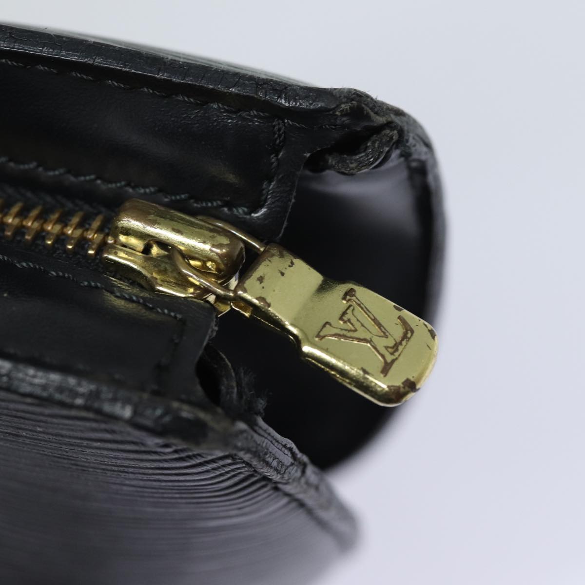 LOUIS VUITTON Epi Saint Jacques Shopping Shoulder Bag Black M52272 LV 83119