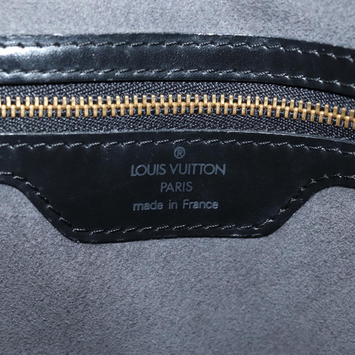 LOUIS VUITTON Epi Saint Jacques Shopping Shoulder Bag Black M52272 LV 83119