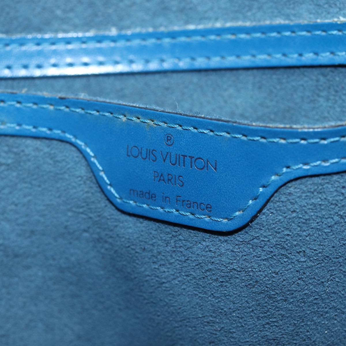 LOUIS VUITTON Epi Saint Jacques Shoulder Bag Blue M52275 LV 83121