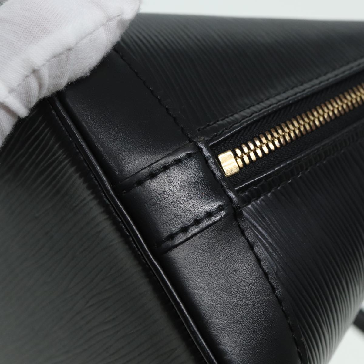LOUIS VUITTON Epi Alma Hand Bag Black M52142 LV 83125