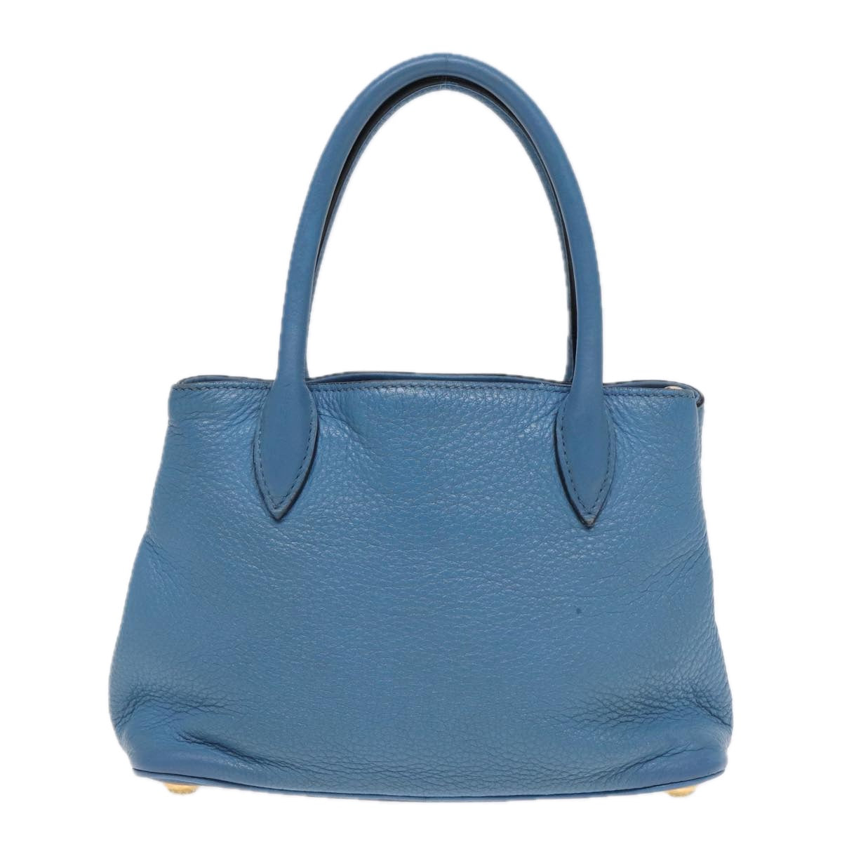 Luxury Prada Hand Bag Leather 2way Light Blue  83160