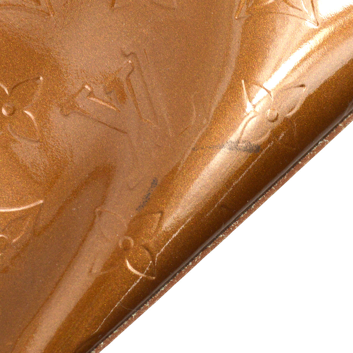 Louis Vuitton 2004 Bronze Monogram Vernis Reade PM M91146