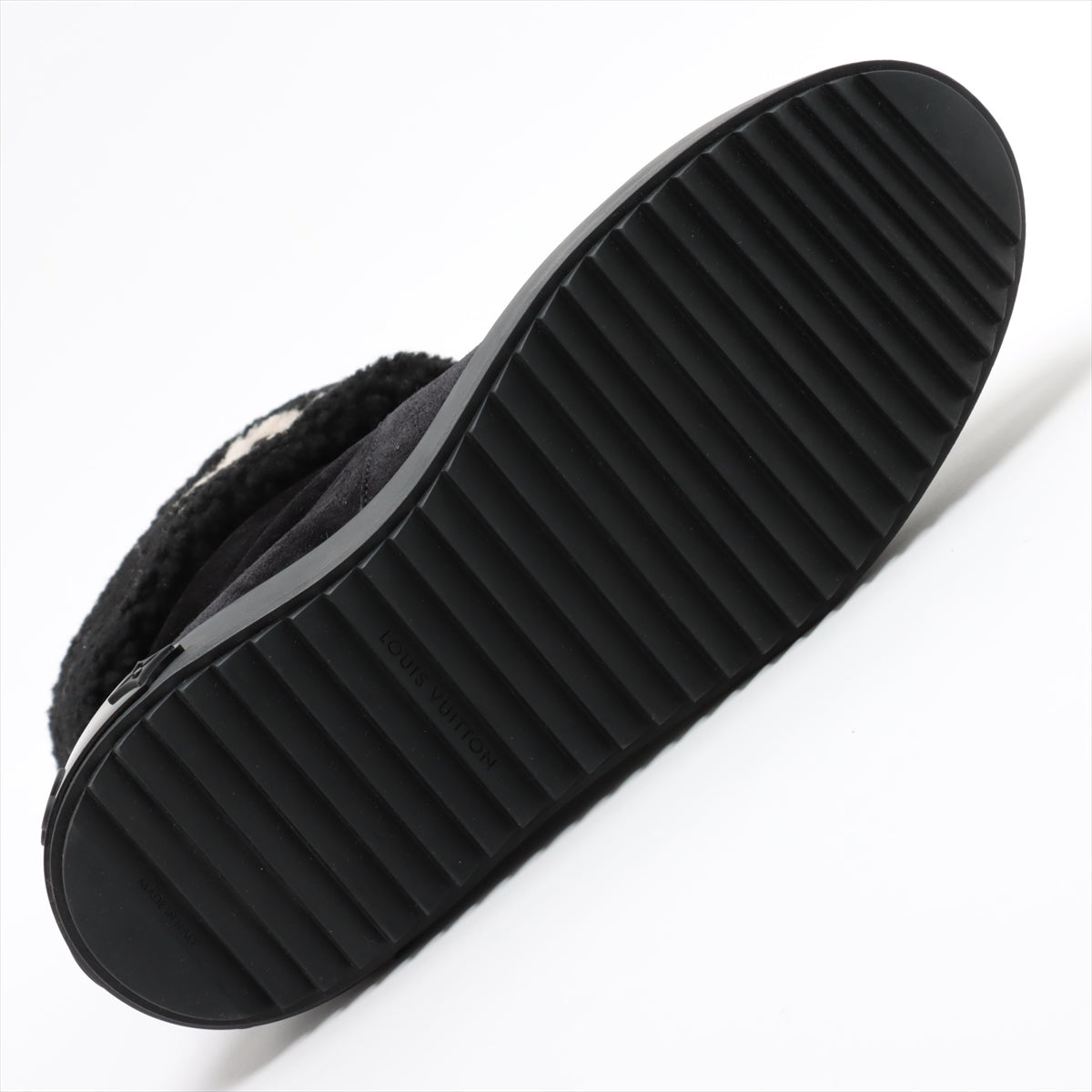 Louis Vuitton Snowdrop Line 22 Years Mouton Boots 38 1/2  Black TC0272 Insol0 Mark  Family Selling Goods
