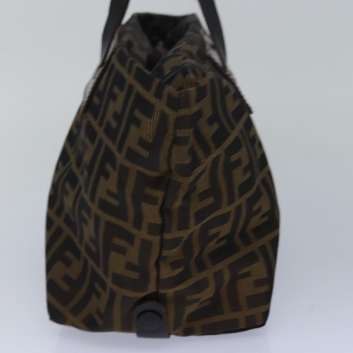 Luxury Fendi Zucca Canvas Hand Bag Brown Black83230