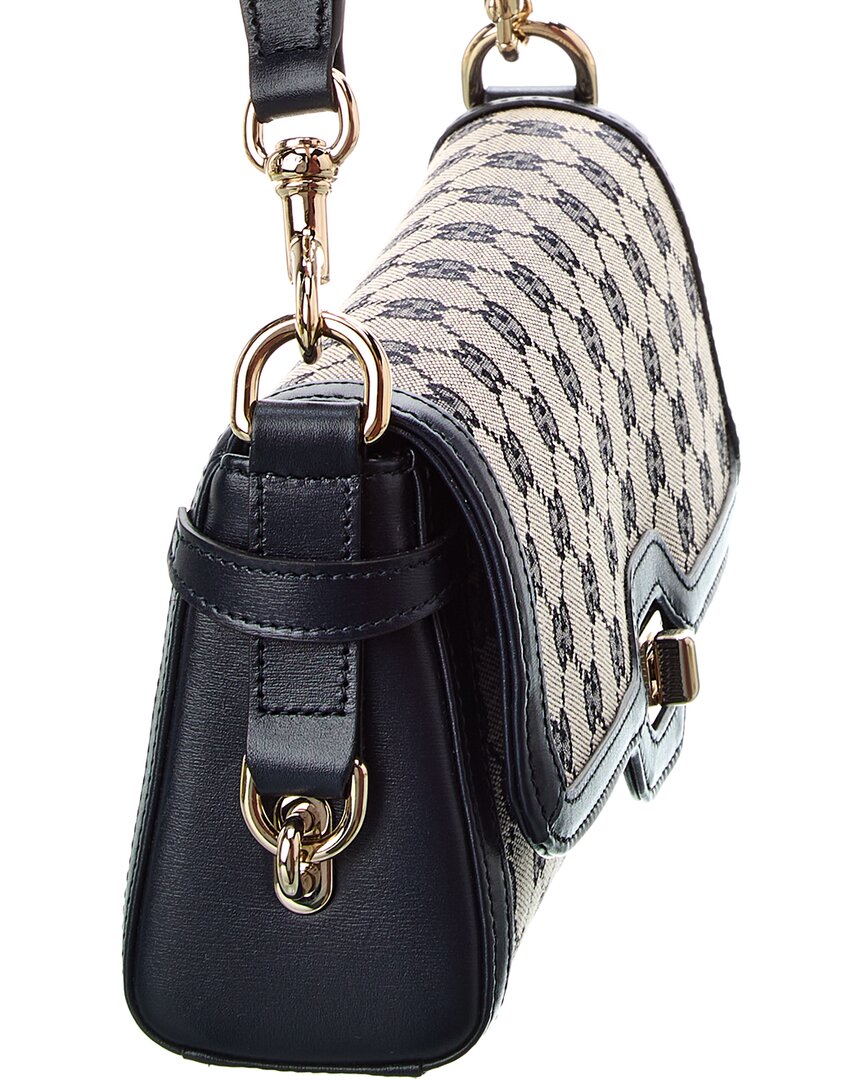 Luxury Gucci Trending 2025 Luce Small Canvas & Leather Shoulder Bag