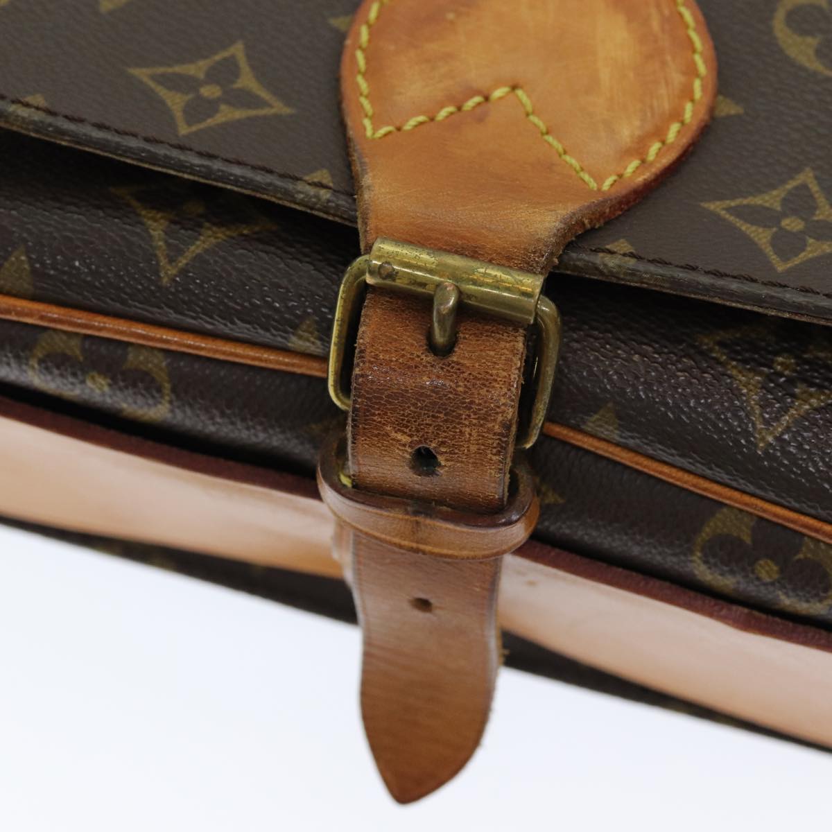 LOUIS VUITTON Monogram Cartouchiere GM Shoulder Bag M51252 LV 83244