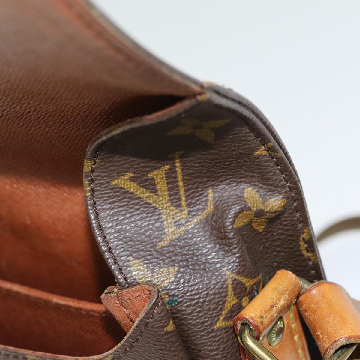 LOUIS VUITTON Monogram Cartouchiere GM Shoulder Bag M51252 LV 83244